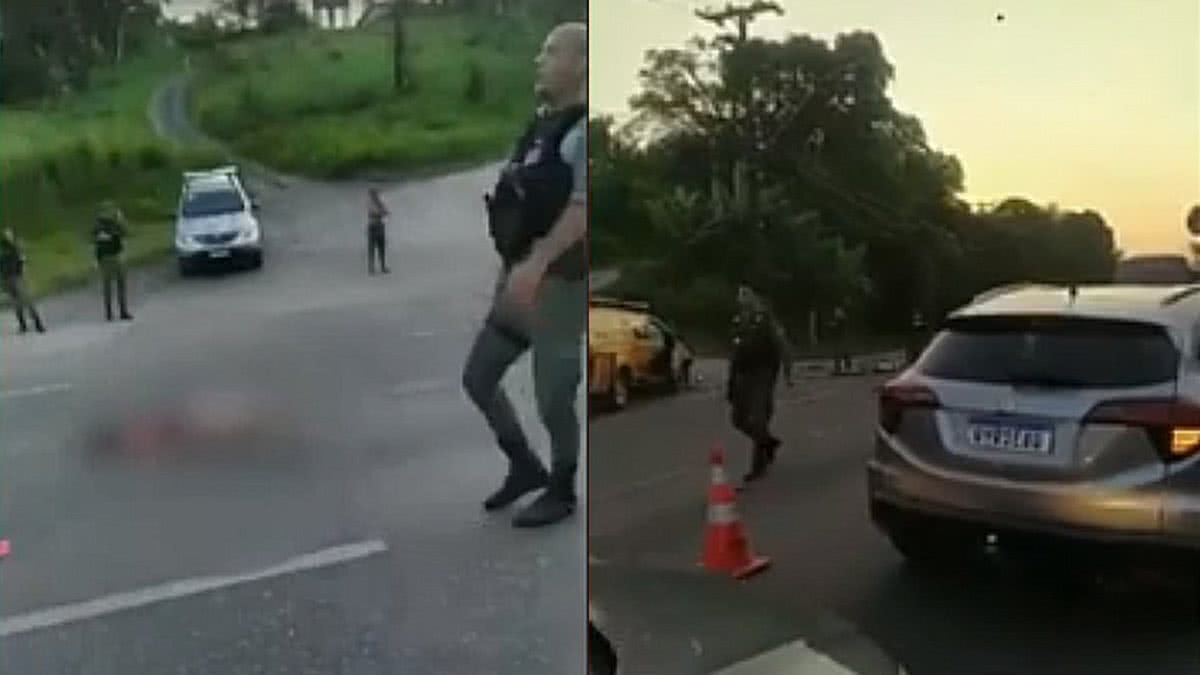 VÍDEO Mulher grávida e marido morrem após acidente causado por viatura