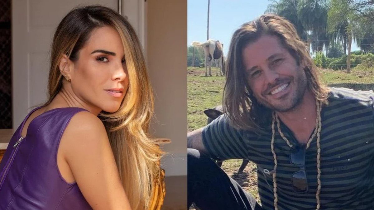 Assumidos Wanessa e Dado posam pela primeira vez ao lado de Zezé Di