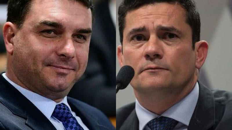 Flávio Bolsonaro e Sergio Moro têm reações inusitadas após aprovação de