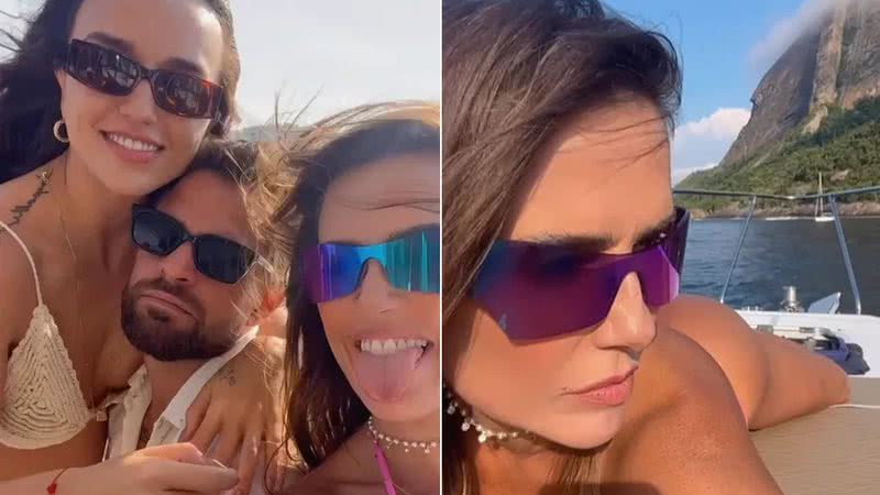 Ai que delícia o verão De biquíni Deborah Secco e Rafa Kalimann