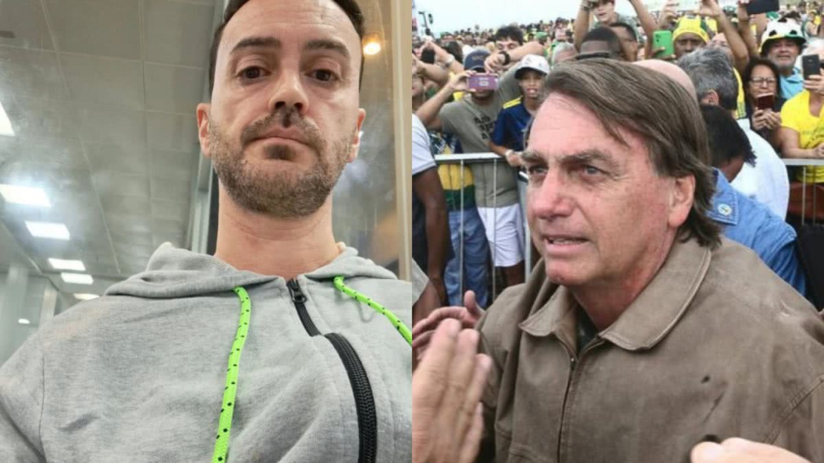 V Deo Jornalista Portugu S Que Cobriria Ato De Bolsonaro Retido E