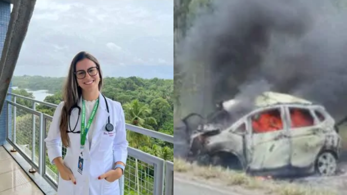 V Deo M Dica Morre Carbonizada Ap S Grave Acidente Em Estrada Na Bahia