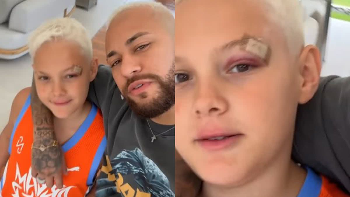 Vídeo Após virada o craque filho de Neymar Davi Lucca começa o