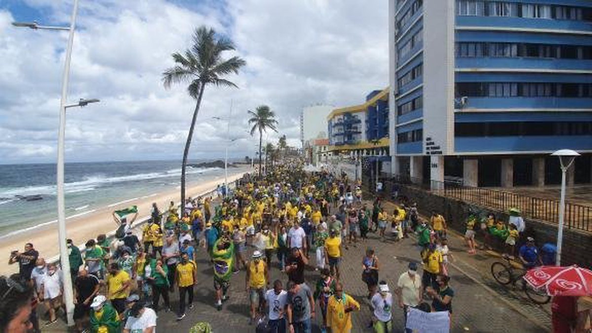 Apoiadores De Bolsonaro Fazem Ato Por Voto Impresso E Contra Medidas De