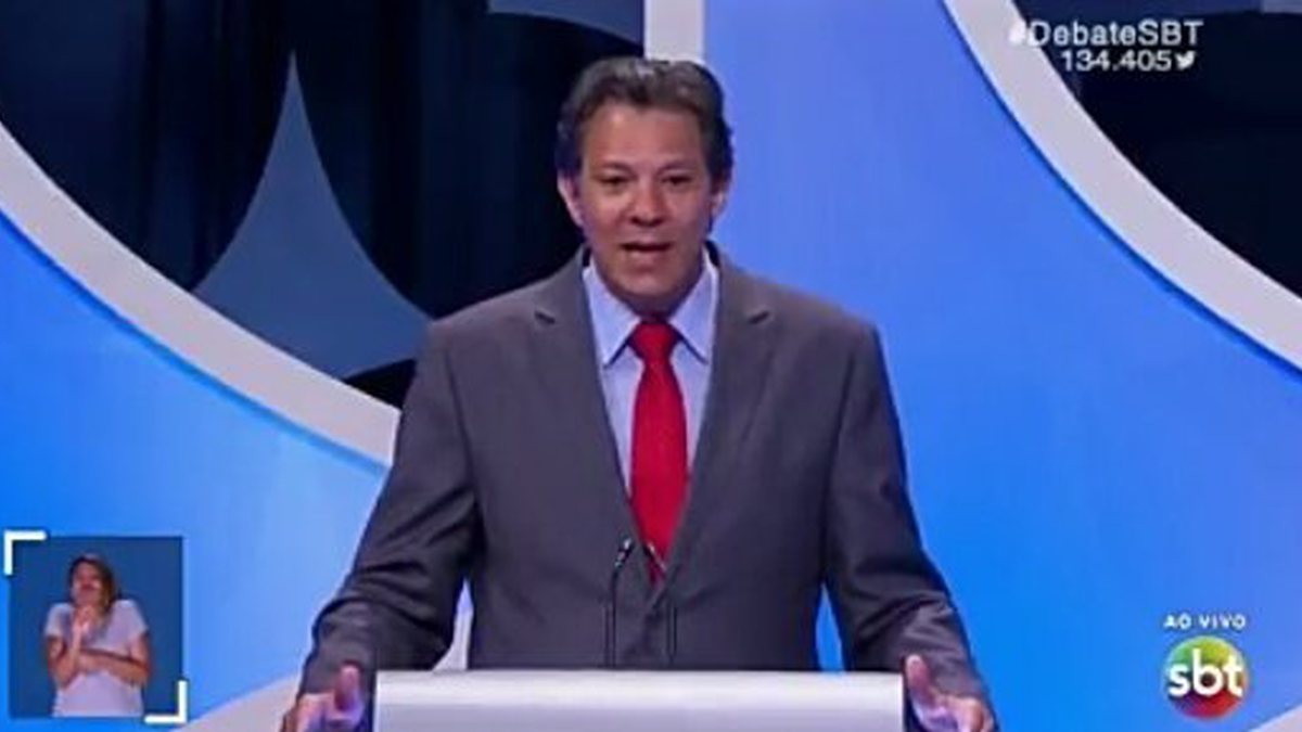 Debate SBT Em Alta Nas Pesquisas Haddad Vira Alvo De Ciro E Marina