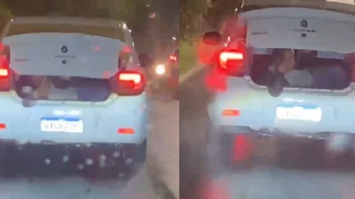 Vídeo motorista por aplicativo é feito refém durante assalto e foge ao