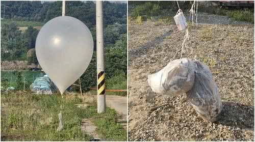 Militares acusam Coreia do Norte de enviar balões lixo e fezes para