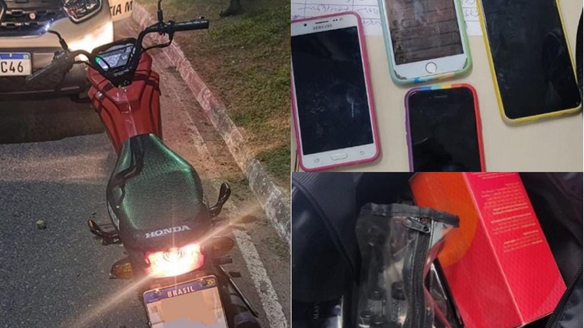 Pm Ba Recupera Moto E Celulares Roubados No Cabula