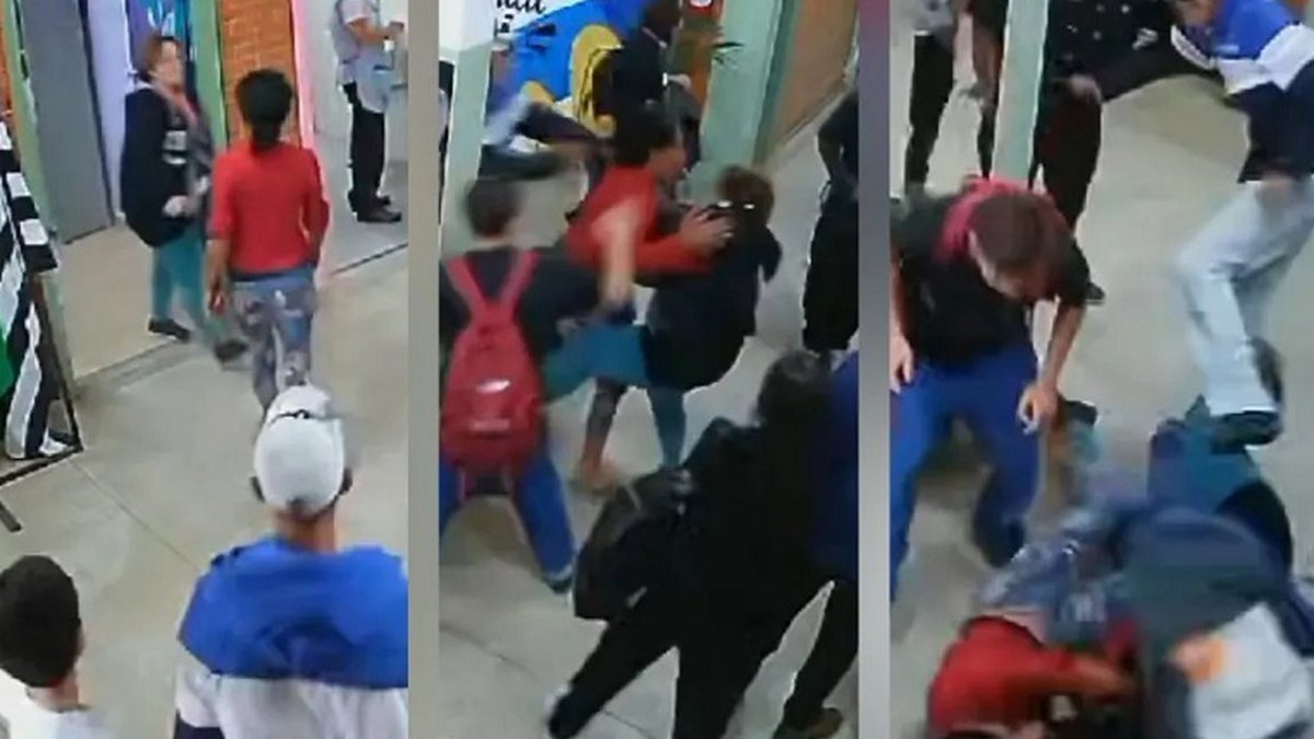 VÍDEO Professora é agredida por mãe de aluno em escola estadual