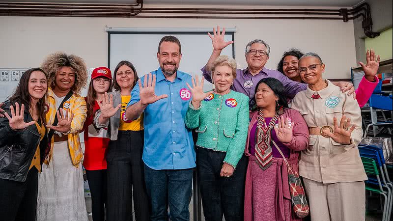 Boulos vota ao lado de ministros de Lula em São Paulo