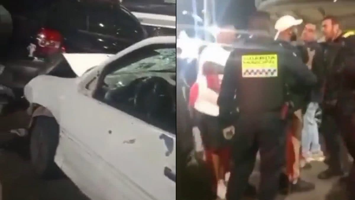 V Deo Homem Mata Mulher E Deixa Feridos Ap S Jogar Carro Contra Multid O