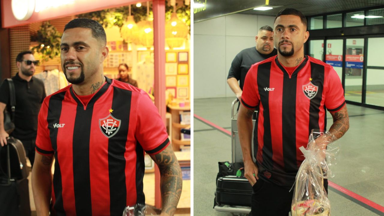 Ele Chegou Camisa Do Vit Ria Wellington Rato Desembarca Em Salvador