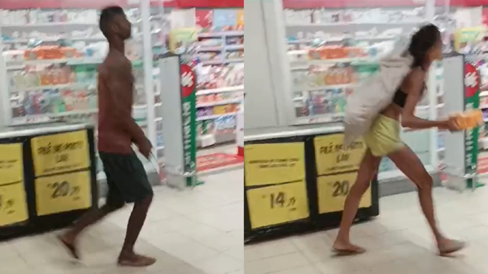 Fac O Casal Invade Supermercado De Salvador E Assusta Clientes