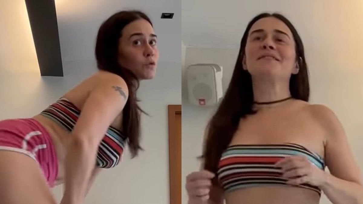 De shortinho, Alessandra Negrini rebola ao som de Anitta e causa alvoroço  na web; veja vídeo