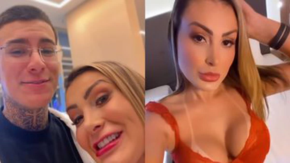 Filho de Andressa Urach revela que comanda as posições sexuais da mãe na  hora da gravação