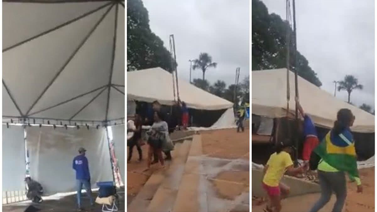 VÍdeo Bolsonaristas Desarmam Acampamento Em Frente Ao Qg De Brasília