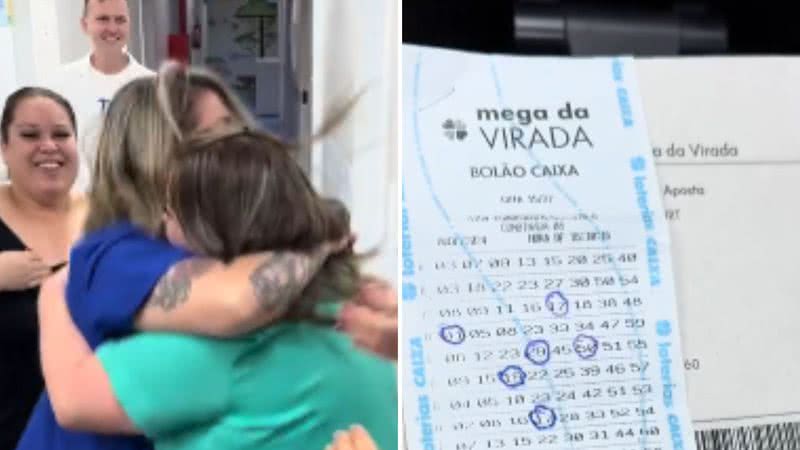 VÍDEO: Mulher acha que venceu Mega da Virada, mas conferiu apostas diferentes