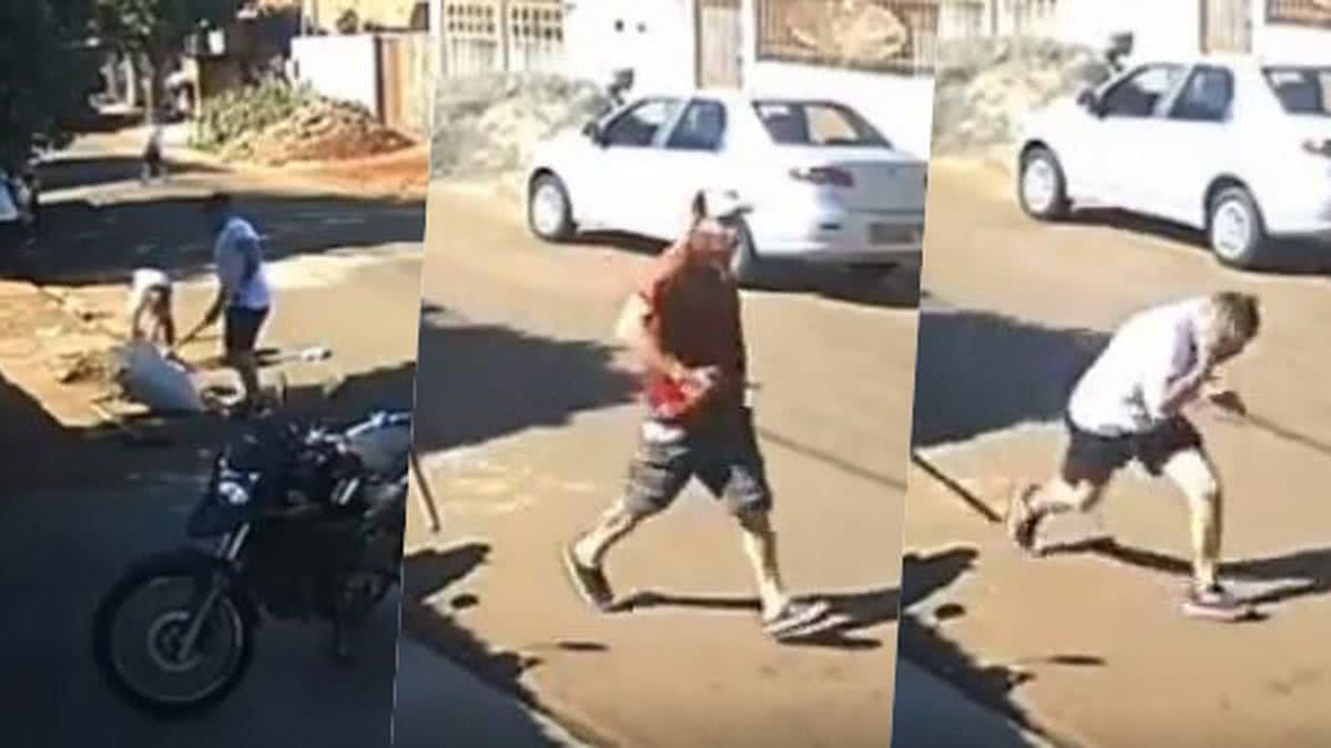 VÍdeo Homem Atira Na Cabeça De Vizinho Durante Limpeza De Calçada 