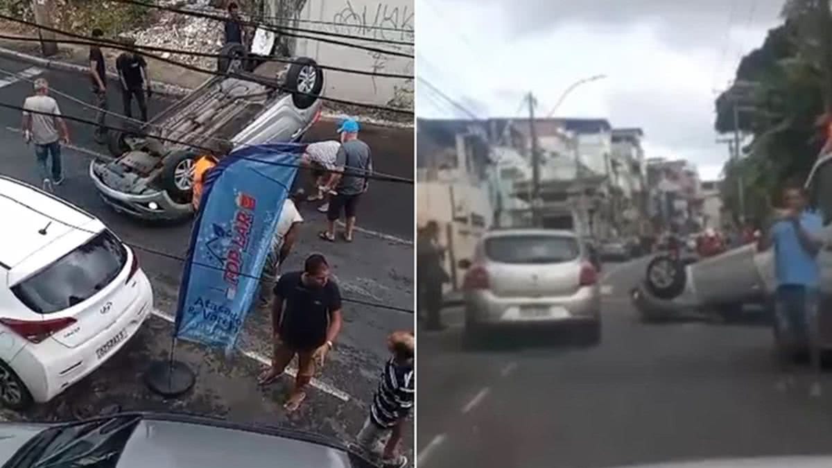 V Deo Carro Capota Em Narandiba E Uma Pessoa Fica Ferida