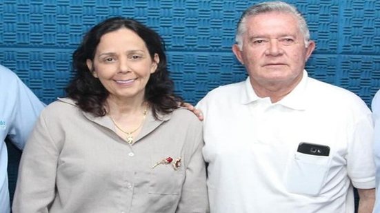 Aline Pinheiro e Leopoldo Passos - Reprodução / Redes Sociais
