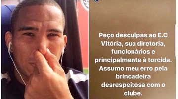 Revoltado, ex-jogador do Bahia quebra sala de imprensa em