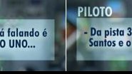 Imagem Gravação mostra piloto de Campos relatando procedimento de pouso