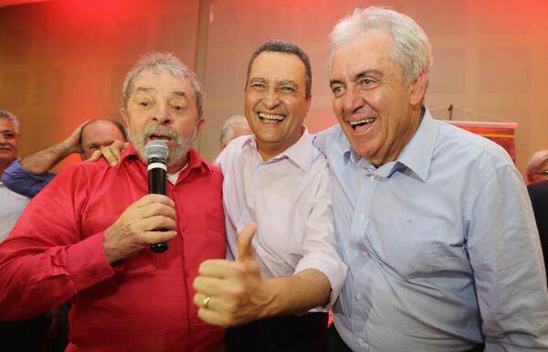 Imagem Rui Costa &quot;aquece&quot; com Lula e Otto para a convenção do PT