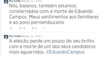 Imagem Morre Eduardo Campo: &quot;a eleição perde um pouco do seu brilho&quot;, diz Rui