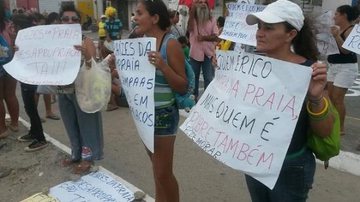 Imagem  Protesto contra a Copa fecha vias em Fortaleza