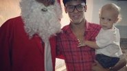 Imagem Neymar e Davi Lucca recebem a visita do Papai Noel