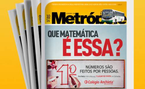 Imagem Jornal da Metrópole desce a madeira no Colégio Anchieta