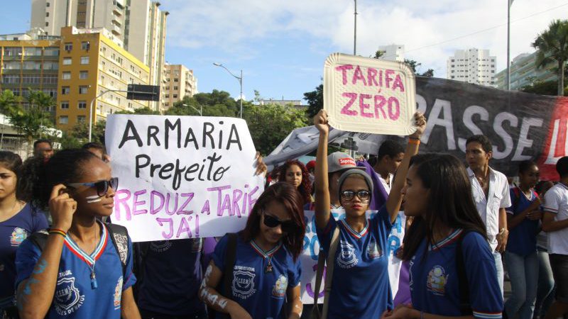 Imagem Inspirado na “Revolta do Buzu”, MPL sai do Campo Grande em direção à Câmara