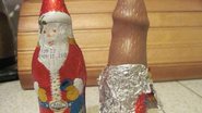 Imagem Consumidor se assusta com Papai Noel de chocolate em forma de pênis