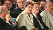 Imagem Dilma e presidente da CBF estão juntos no amistoso da Seleção