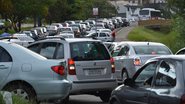 Imagem Protesto provoca congestionamento em São Marcos