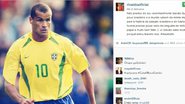 Imagem Rivaldo detona Galvão Bueno: &quot;Não preciso do seu reconhecimento&quot;