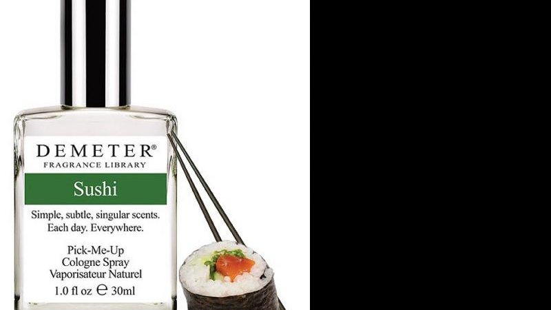 Imagem Empresa cria perfume com cheirinho de sushi