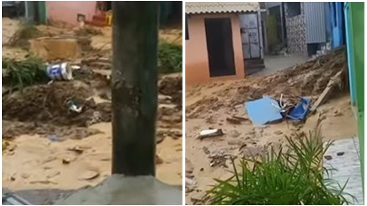 VÍdeo Moradores De Paripe Entram Em Pânico Após Deslizamento De Terra 