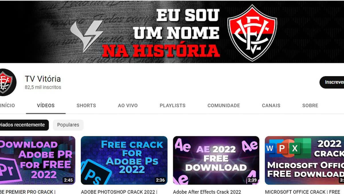 Meu canal foi hackeado - Comunidade