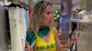 Imagem Mulher é proibida de entrar em shopping com bandeira do Brasil; veja vídeo e saiba motivo