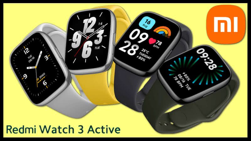 Redmi Watch 3 Active - Divulgação