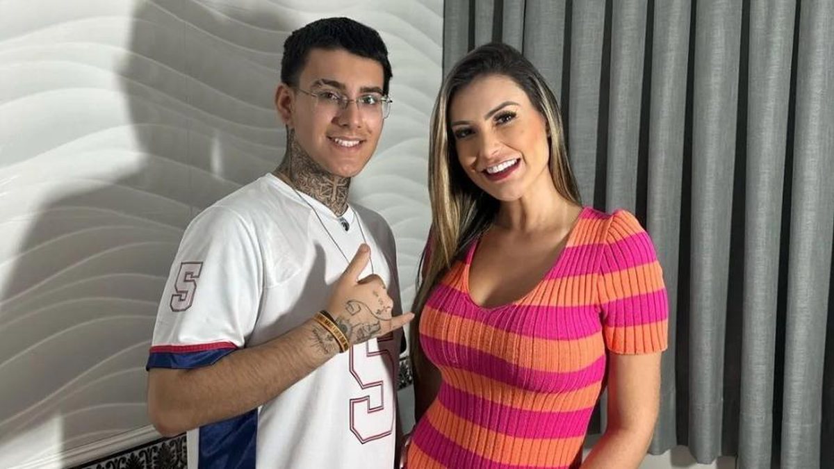 sossegou filho de andressa urach anuncia que está namorando