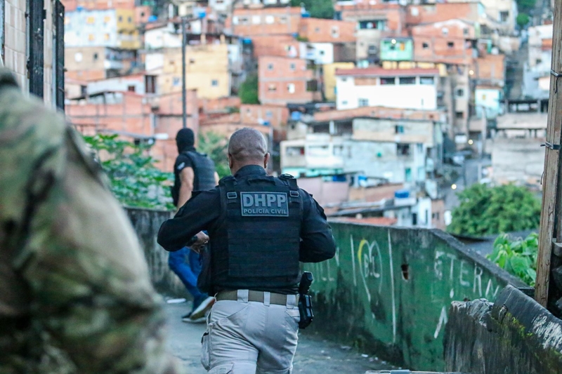 Nove pessoas foram presas durante a megaoperação nas primeiras horas da manhã desta quarta-feira (9). Foto: Ascom-PC/Tony Silva