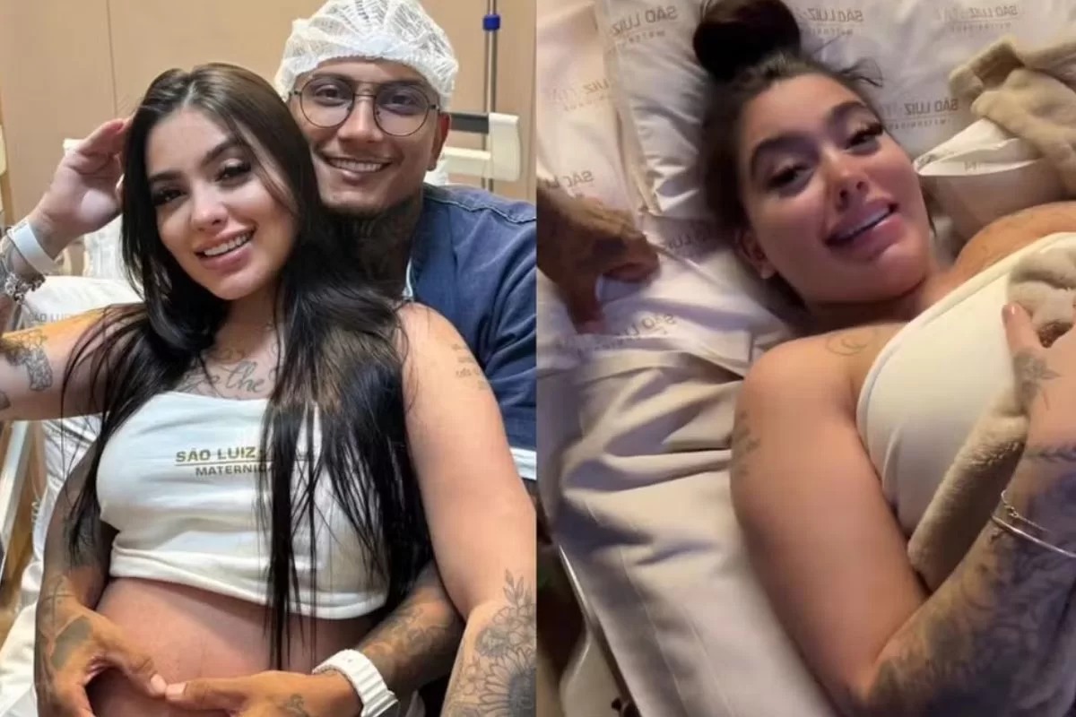 MC Mirella compartilha vídeo do parto da filha e emociona web; confira