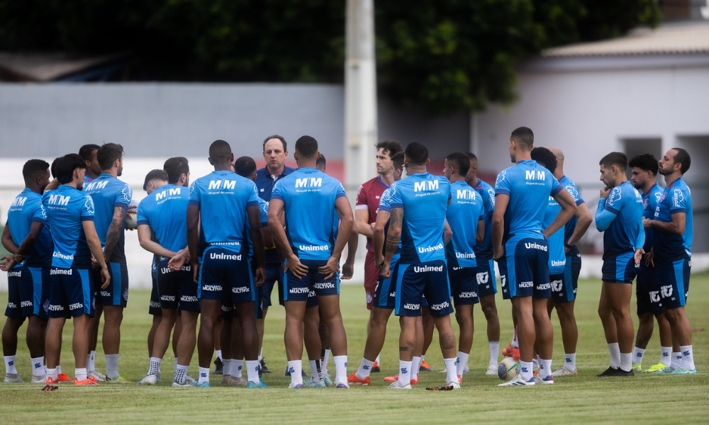 Treino do Bahia, sob o comando de Ceni