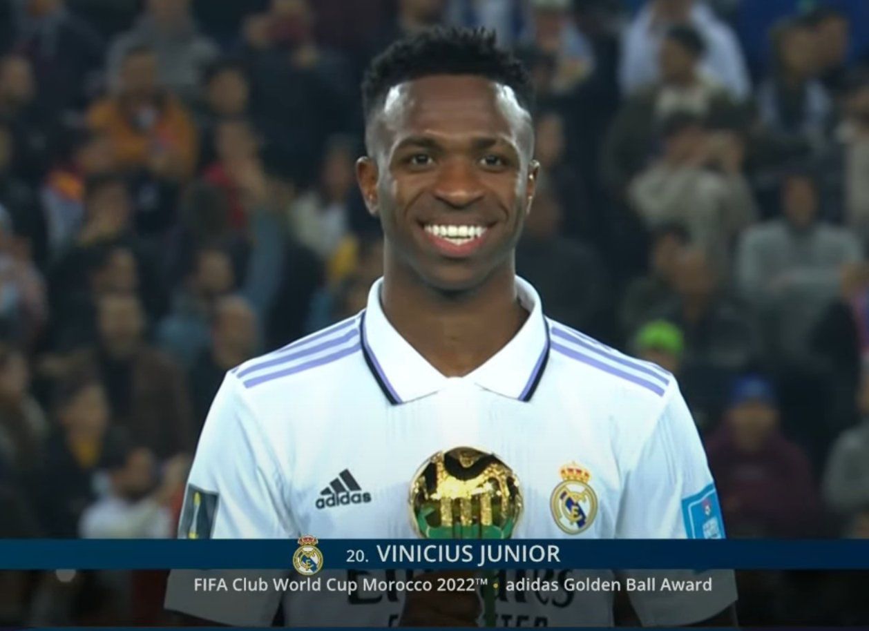 Vinícius Jr é eleito o melhor jogador do Mundial de Clubes; veja