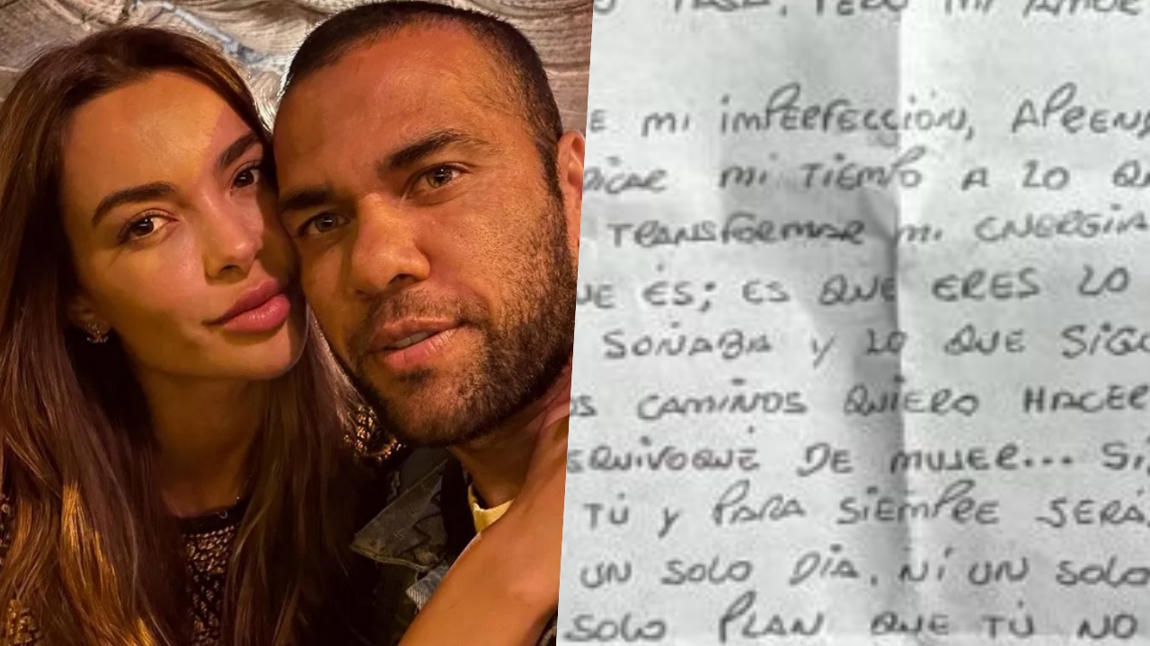 Leia A Carta Que Daniel Alves Escreveu Da Cadeia Para Esposa A Modelo Joana Sanz 1182