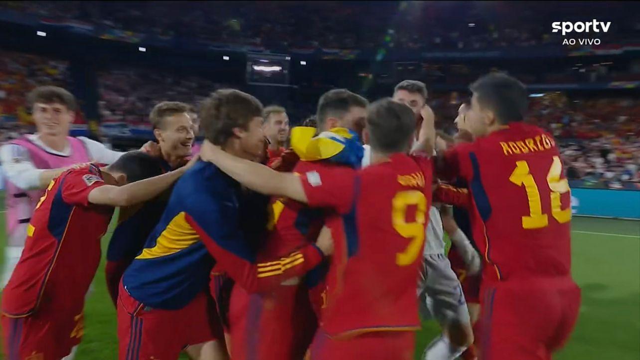Espanha vence a Croácia nos pênaltis e é campeã da Liga das Nações