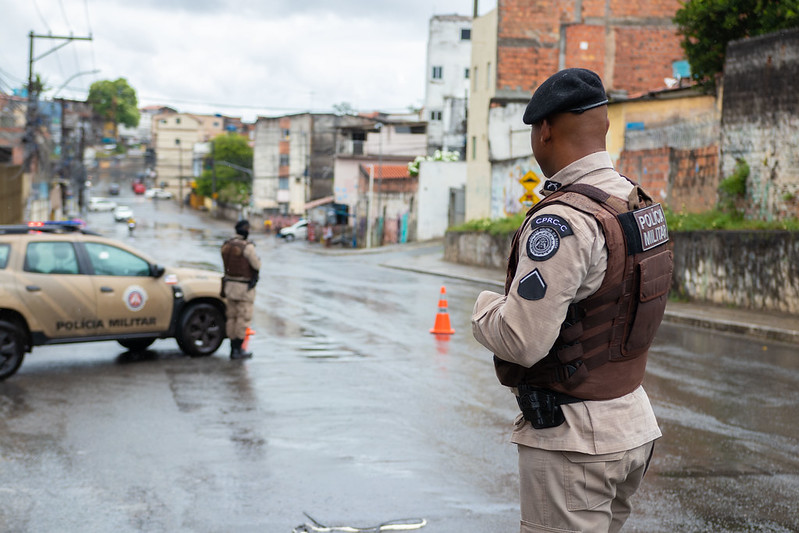 Atuação da Polícia Militar para coibir facções criminosas na Bahia (Foto: Alberto Maraux/SSP-BA)